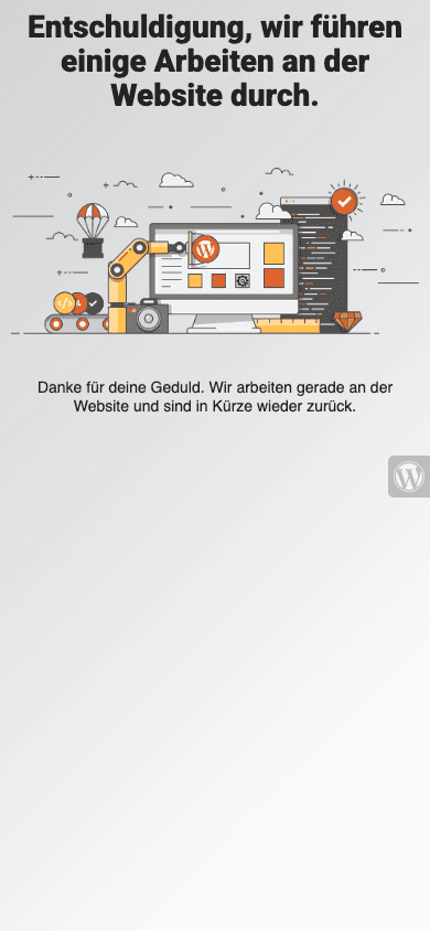 Mobile Ansicht des Eigenprojekts Maschinen Deutschland